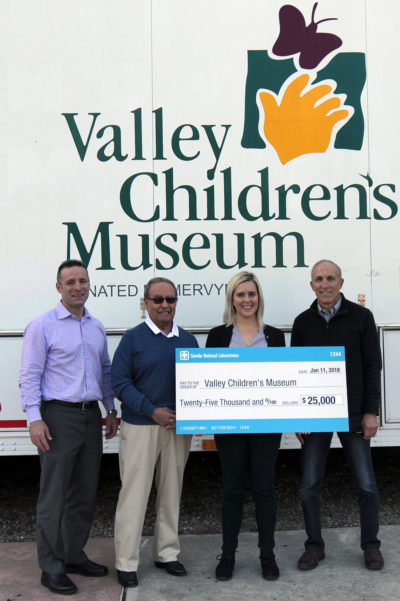 Sandia Donates to Valley Children's Museum